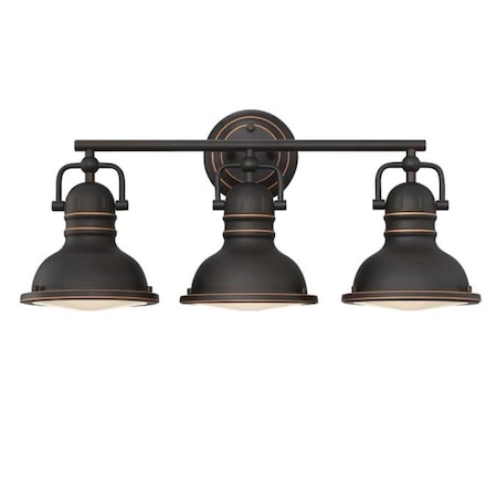 Brilliantbulb Boswell Three-Light Indoor Wall Fixture, Oil-Rubbed Bronze BR4219955
